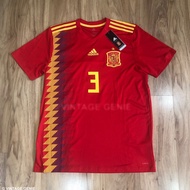 Spain 2018 World Cup Home Jersey 3 Pique