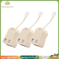 3Pcs ADSL Splitter for Phone Line Phone Jack Splitter In-Line DSL Filter Telephone Modem ADSL Splitt