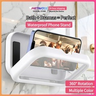 Bathroom Waterproof Mobile Phone Case-360 Degree Rotating, Foldable Retractable, Wet Hands Can Touch