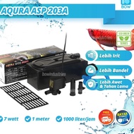 MESIN Machine Top Filter Box Aquarium Aquascape Aquarium AQURA ASP 203A 7watt 1meter 1000 Liter