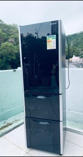 雪櫃 🔊限時優惠👉落單即減$300💥 日立R-SG32EPHL (左門鉸) 黑影玻璃面 可自動制冰 九成新以上 174cm 315公升 窄身款 二手電器 清倉大減價 最新款 貨到付款 #精選貨品 #襟