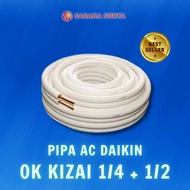 Pipa AC Daikin OK Kizai Pair Coil 1/4 + 1/2 K-HPF2430a @ 30 mtr / rol