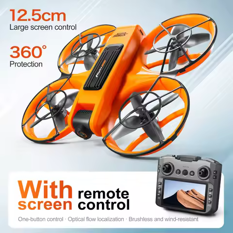S156 Mini Drone 4K Professional HD Camera with Large Screen 2.4G WIFI FPV Dron Brushless Optical Flo