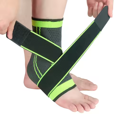 1 Pc Compression Ankle Support Sports Adjustable Basketball Ankle Wrap Men Women Hiking Running Prev