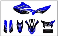 sticker fullbody variasi decal wr 155 motif biru hitam cutting hologram