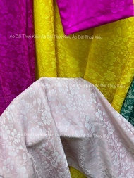 G03 Áo dài Gấm Thanh Liễu hàng trơn nhiều màu mềm mại co giãn áo dài Thúy Kiều giá rẻ may sẵn đẹp