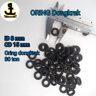 isi 10 pcs oring dongkrak 30 ton seal dongkrak 30 ton ID 8mm OD15mm oring seal dongkrak 30 ton isi 1