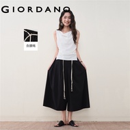 GIORDANO WOMEN Women Elastic Waist Casual Pants 18426304