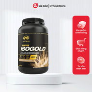 Sữa tăng cơ Pvl Iso Gold Premium Isolate 100% Whey Protein Powder With Probiotic 2 Lbs (908 Gram) nh
