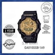GA-010GGB-1A9 Black Resin Band Men Sports Watch