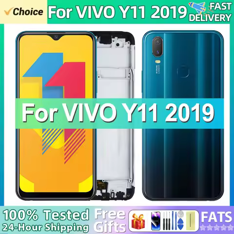 6.35" For Vivo Y11(2019) LCD Display Screen Touch Digitizer Assembly Replacement For Vivo Y11 LCD 19