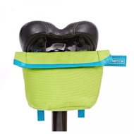 Brompton Saddle Pouch Lime Green lagoon Blue