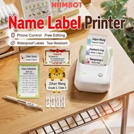 NIIMBOT B1 Bluetooth Label Printer Portable Handheld Thermal Printer Barcode QR Code Sticker Printer