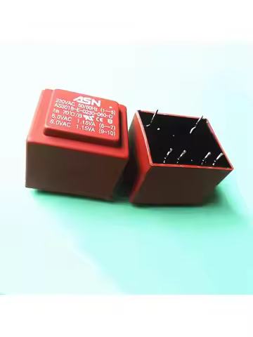 1pcs AS3018-E-0230-060-D Sealed Transformer 2.8VA Input 230V Output Dual 6V Single In Dual Out