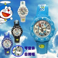 Doraemon Watch , unisex Kids watch cartoon watch with date, Jam tangan budah