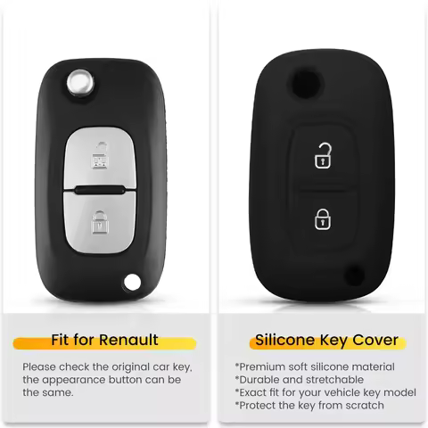 For Renault Clio Megane Kangoo Modu For Mercedes For LADA Vesta Granta XRay Silicone Key Skin Case S