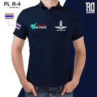 PL A-4 Air Force Polo Shirt, Air Force Embroidery