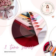 [20Sheets] 58x58cm · 2 Tone Series Flower Wrapping Paper Bouquet Flower Florist Wrapper Paper Pembal