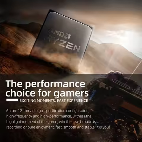 NEW AMD Ryzen 5 5600GT R5 5600GT 3.6 GHz 6-Core 12-Thread CPU Processor 7NM L3=16M Socket AM4 No Fan