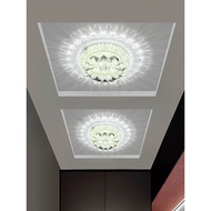 Modern minimalist crystal corridor light, hallway light, entrance foyer light, decorative light, rec