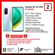 [FREE GIFTS] Xiaomi Mi 10T Pro (2020) [5G / Snapdragon 865 / 8+256GB / 108MP Camera] (100% Xiaomi Malaysia Unit)