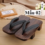 (CÓ SẴN) Guốc Gỗ Đế Cao Nhật Bản Dành Cho Nam Guốc Geta Gỗ Đế Cao Quai Chữ Y Phong Cách Nhật Bản