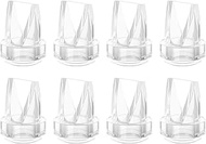 8PCS Duckbill Values Compatible with eufy E10 S1 S1 Pro MomMed S21,S32 Breast Pump Replacement Pump 