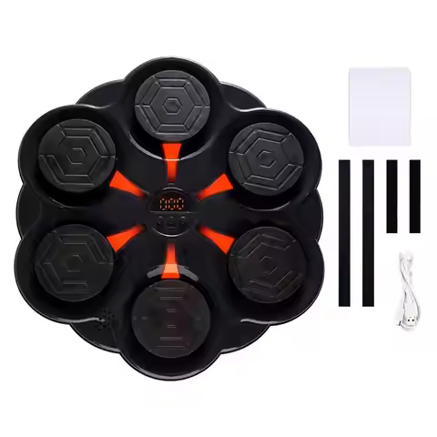 Boxing Music Trainer Boxing Wall Mount Machine Interactive Punching Trainer For Adults Kids Boxing E