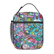 Tokidoki Portable Hand-Held Insulated Lunch Bag Unisex Reusable Insulated Cooler Lunch Bag