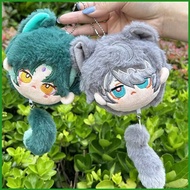 HJ4 Genshin Imapct Alhaitham Xiao Plush Dolls Gift For Girls Bag Pendant With Tail Stuffed Toys For 