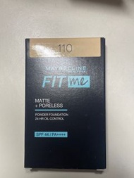 Maybelline fit me 粉餅 110