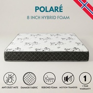 Furniture Direct POLARE 8 Inch Single dan super single size foam mattress tilam single murah