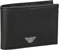 Y4R165Y138E Men's Bi-Fold Wallet, Black, Black, One Size