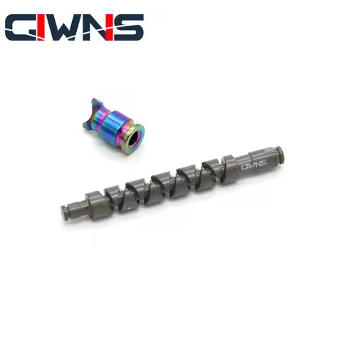 Aviation Aluminum 7075 Metal CNC For SHIMANO CURADO Length 43.10 & 5mm Twist Shaft Half moon pin Fis