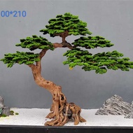 Customize Landscape · Indoor Artificial Cypress Pine Bonsai Tree