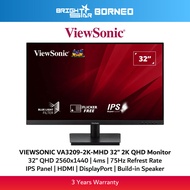 VIEWSONIC VA3209-2K-MHD 32” 2K QHD Monitor