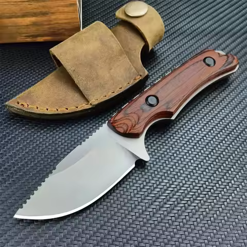 BM 15017 Fixed Tactical Straight Knife CPM-S30V Steel Rosewood Handle Hunting Survival Outdoor Tool 