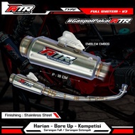 ATR Racing Fullsystem V3 Exhaust – Underbon Model Gahar Ngebass Sound by ATR Power Tech