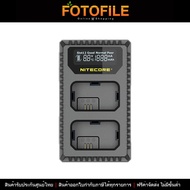 แบตเตอรี่ / ถ่าน / ถ่านชาร์จ / แท่นชาร์จ Nitecore USN1 Charger for Sony NP-FW50 x 2 Slot by FotoFile
