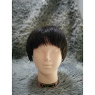 Bowl Cut Style Hair Head Mannequin