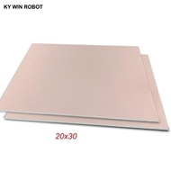 Plain Pcb Size 20X30 Cm Fiber Fr4 Material One Side Single Side Layer