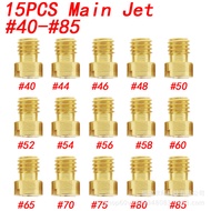 15PCS M4 GY6 Carburetor Nozzle Main Hole 139QMA B Accessories Main Nozzle Main Jet