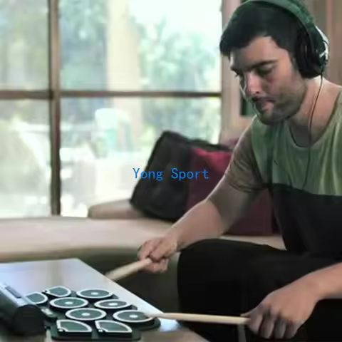 CNDY Thin Rollable Electronic Drum Set Multiple Dyes Constructed In Professional Demonstrations