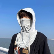 Comprehensive sun protection mask with UPF400 UV protection index + breathable, cool scarf and anti-