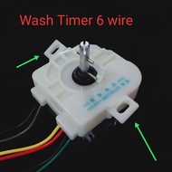 1 biji Wash Timer 6 wire ( Telinga senget ) Pensonic PWS-8208A PWS-654A PWS9002