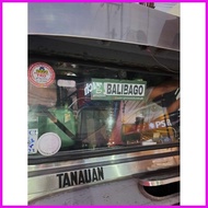 ✟ ❏ JEEPNEY MODERN SIGNBOARD/SIGNAGE/ROUTE SIGNAGE FREE CUSTOMIZED 4"x11"