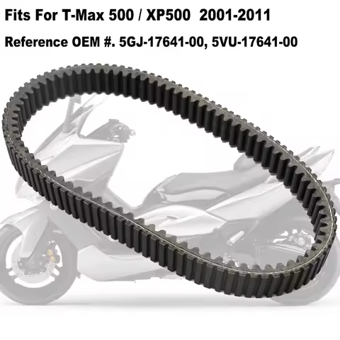 Drive Belt Clutch V-Belt For Yamaha T-MAX 500 T-Max500 ABS XP500 2001-2011 - Reference OEM # 5GJ-176