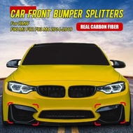 ตัวแยกกันชนหน้ารถคาร์บอนไฟเบอร์สำหรับ BMW F80 M3ซีดาน4D F82 F83 M4คูเป้2D 2014-2019กรอบกันชนหน้ารถแผ