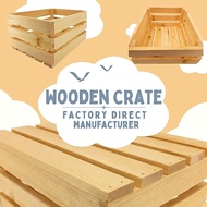 Premium Wooden Crate Storage Box | Solid Wood Crate | Display Crate | Custom Wooden Box