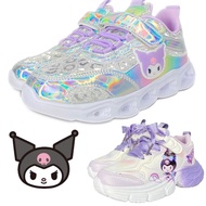 Kuromi Girls Sports Shoes Waterproof Knob Shoes Electric Light Shoes Brand New Authentic Sneakers Ch